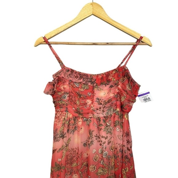 NEW! byTiMo Floral Crepe Chiffon Maxi Dress S - Picture 3 of 9